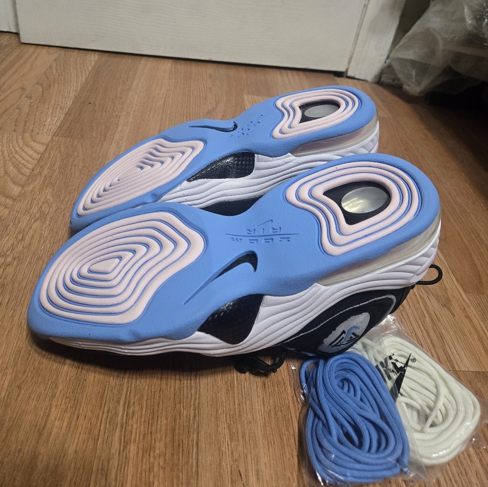 Nike Social Status x Air Penny 2 Mens Size 9 Shoes Black And Blue - Picture 7 of 8